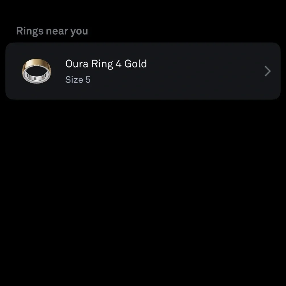 Oura ring gen 4. ring size 5. 3 charging docks included